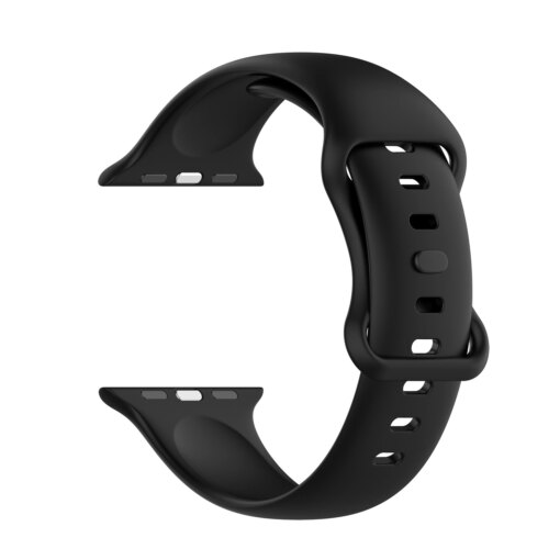 Apple Watch rihm silikoonist Bizon v must 4