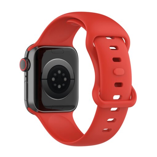 Apple Watch rihm silikoonist Bizon v punane 3