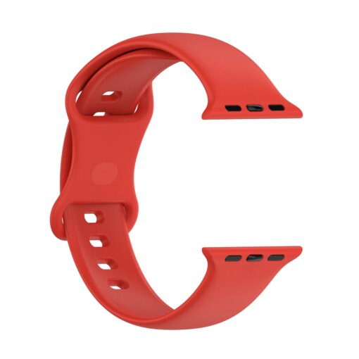 Apple Watch rihm silikoonist Bizon v punane 4