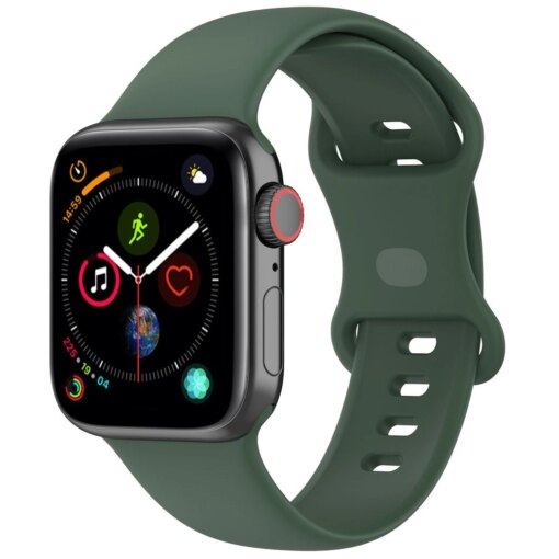 Apple Watch rihm silikoonist Bizon v roheline