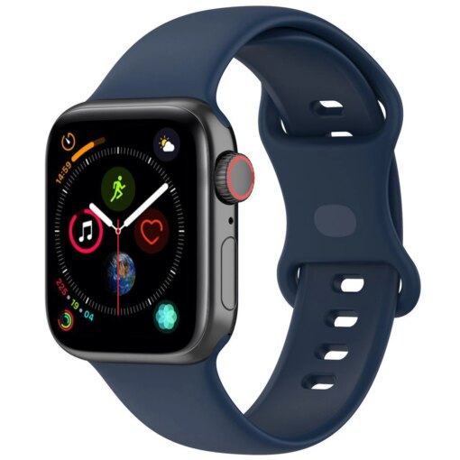 Apple Watch rihm silikoonist Bizon v sinine