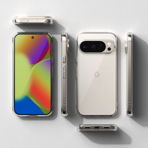 Google Pixel 10 10 PRO umbris plastikust ja silikoonist Ringke Fusion labipaistev 3