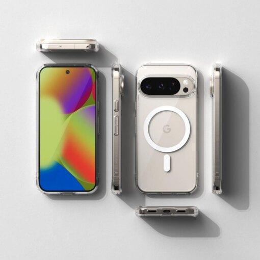 Google Pixel 10 10 PRO umbris silikoonist ja plastikust Ringke Fusion MagSafe labipaistev 3
