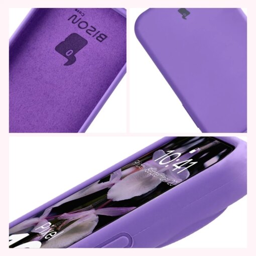 Google Pixel 10 10 Pro umbris silikoonist Bizon Soft Case lilla 5