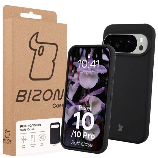 Google Pixel 10 10 Pro umbris silikoonist Bizon Soft Case must 6