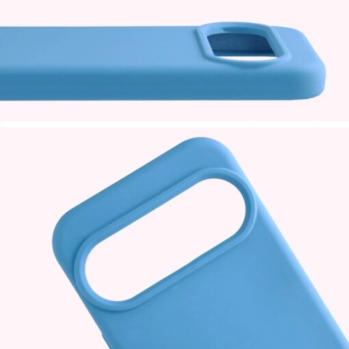 Google Pixel 10 10 Pro umbris silikoonist Bizon Soft Case sinine 4