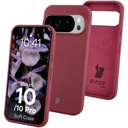 Google Pixel 10 10 Pro umbris silikoonist Bizon Soft Case tumelilla