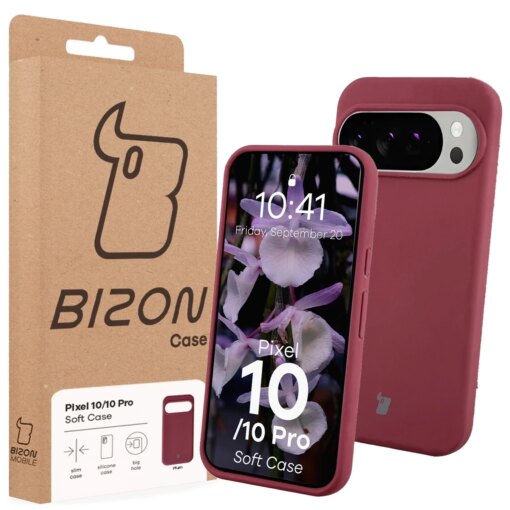 Google Pixel 10 10 Pro umbris silikoonist Bizon Soft Case tumelilla 6