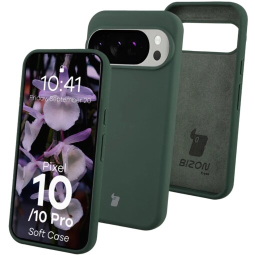 Google Pixel 10 10 Pro umbris silikoonist Bizon Soft Case tumeroheline