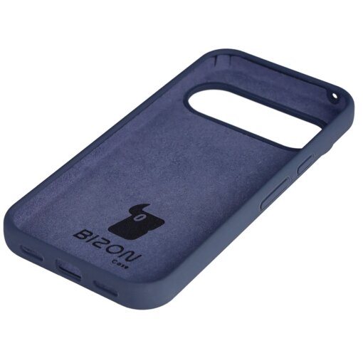 Google Pixel 10 10 Pro umbris silikoonist Bizon Soft Case tumesinine 3