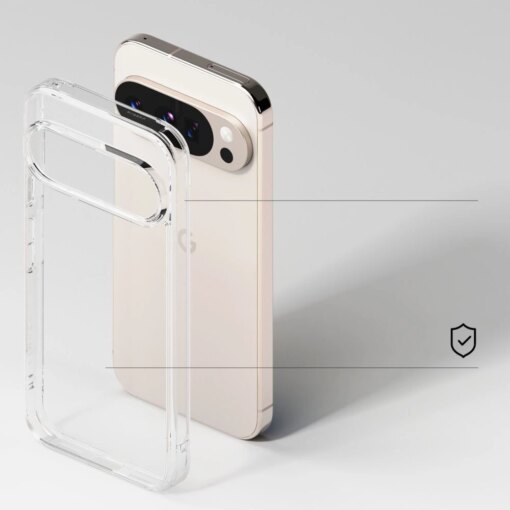 Google Pixel 10 PRO XL umbris plastikust ja silikoonist Ringke Fusion labipaistev 3