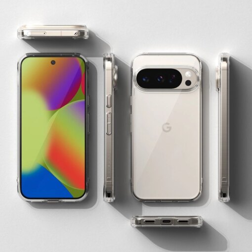 Google Pixel 10 PRO XL umbris plastikust ja silikoonist Ringke Fusion labipaistev 4
