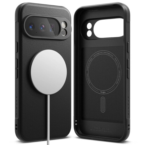 Google Pixel 10 PRO XL umbris plastikust ja silikoonist Ringke Onyx MagSafe must 1
