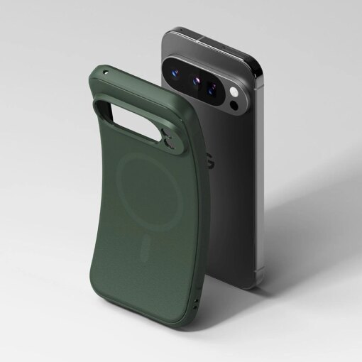 Google Pixel 10 PRO XL umbris plastikust ja silikoonist Ringke Onyx MagSafe must 3