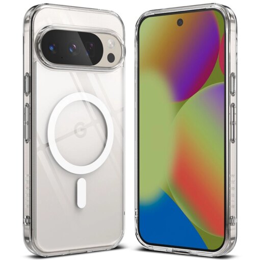 Google Pixel 10 PRO XL umbris silikoonist ja plastikust Ringke Fusion MagSafe labipaistev 1