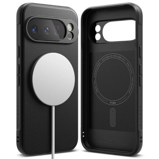Google Pixel 10 PRO umbris plastikust ja silikoonist Ringke Onyx MagSafe must 1