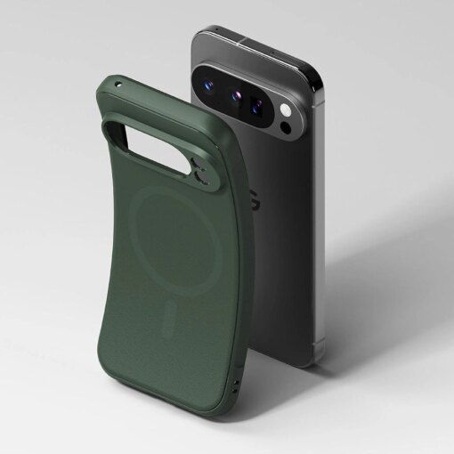Google Pixel 10 PRO umbris plastikust ja silikoonist Ringke Onyx MagSafe must 3