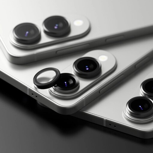 Samsung S25 EDGE kaamera Ringke Camera kaitseklaas must 5