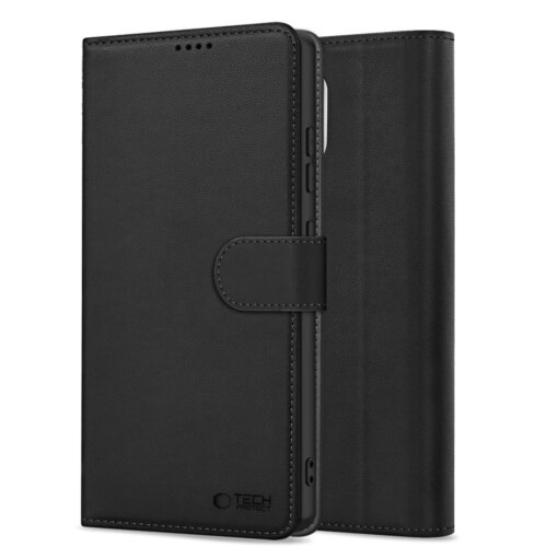 Samsung S25 EDGE kaaned wallet kunstnahast must 2