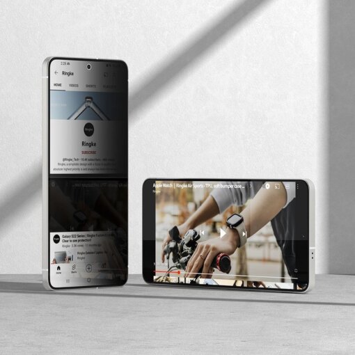 Samsung S25 EDGE kaitseklaas privaatsufiltriga Ringke Easy Slide Privacy 2tk 2