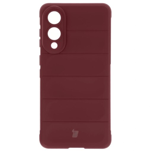 Samsung S25 EDGE umbris Bizon Case Tur silikoonist burgundy 1