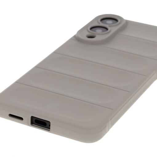Samsung S25 EDGE umbris Bizon Case Tur silikoonist helehall 2
