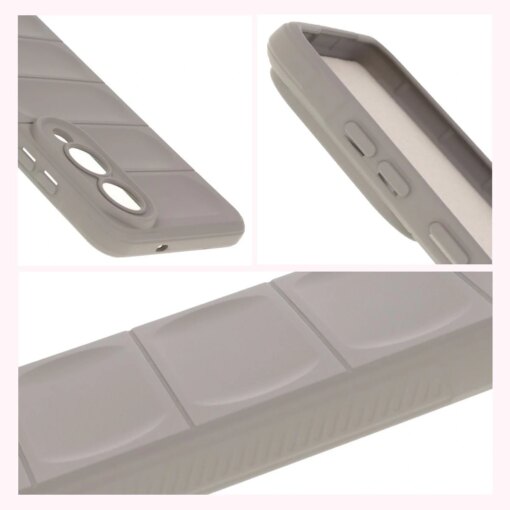 Samsung S25 EDGE umbris Bizon Case Tur silikoonist helehall 6