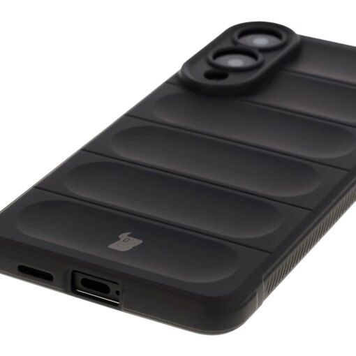 Samsung S25 EDGE umbris Bizon Case Tur silikoonist must 2