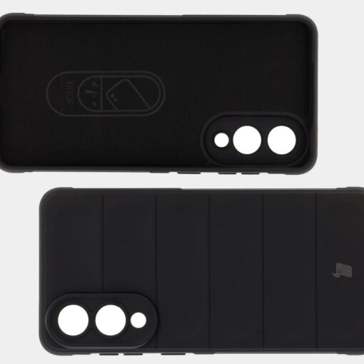 Samsung S25 EDGE umbris Bizon Case Tur silikoonist must 5