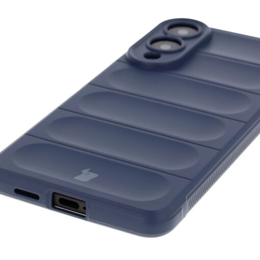Samsung S25 EDGE umbris Bizon Case Tur silikoonist tumesinine 2
