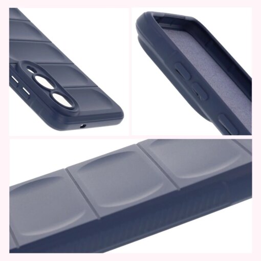 Samsung S25 EDGE umbris Bizon Case Tur silikoonist tumesinine 6