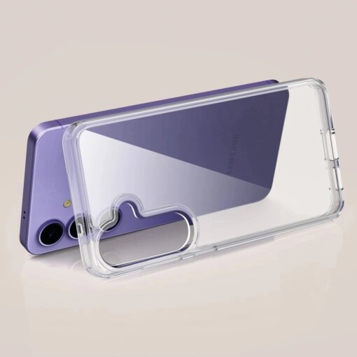 Samsung S25 EDGE umbris Flexair Hybrid plastikust taguse ja silikoonist servadega 1