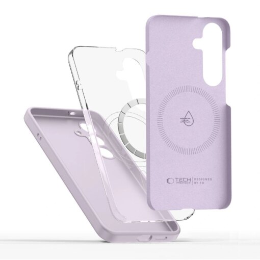 Samsung S25 EDGE umbris MagSafe Liquid Silicone silikoonist mauve 1