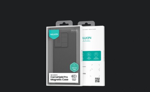 Samsung S25 EDGE umbris Nillkin Camshield Pro MagSafeplastikust must 6