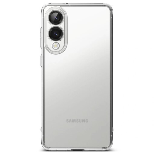Samsung S25 EDGE umbris plastikust ja silikoonist Ringke Fusion labipaistev 2