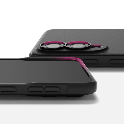 Samsung S25 EDGE umbris plastikust ja silikoonist Ringke Onyx MagSafe must 3