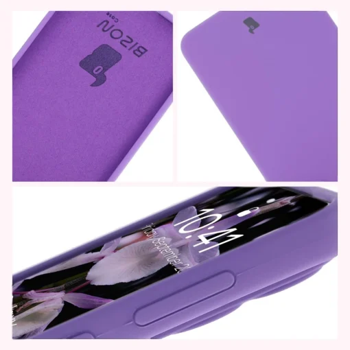 Samsung S25 EDGE umbris silikoonist Bizon Soft Case lilla 7