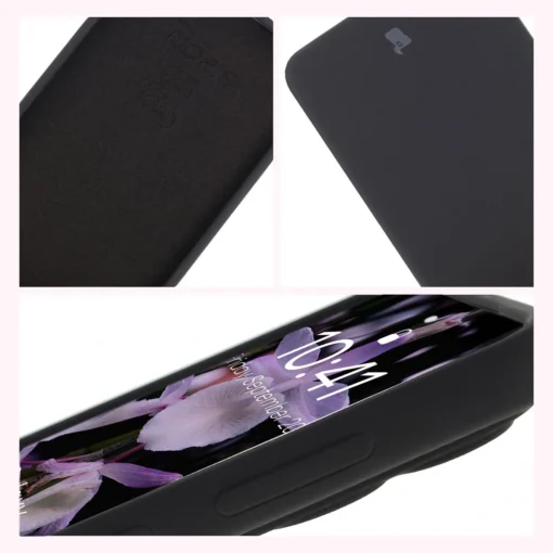 Samsung S25 EDGE umbris silikoonist Bizon Soft Case must 5