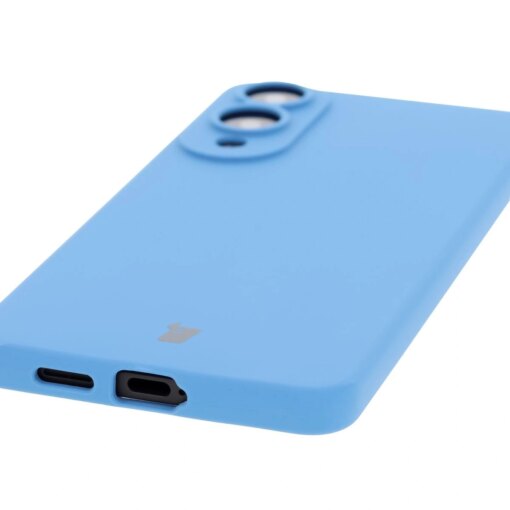 Samsung S25 EDGE umbris silikoonist Bizon Soft Case sinine 2