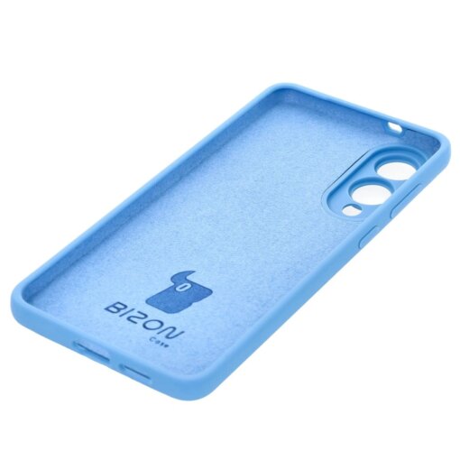 Samsung S25 EDGE umbris silikoonist Bizon Soft Case sinine 3