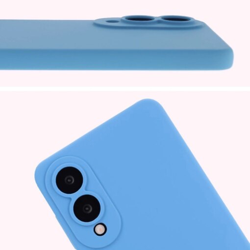 Samsung S25 EDGE umbris silikoonist Bizon Soft Case sinine 4