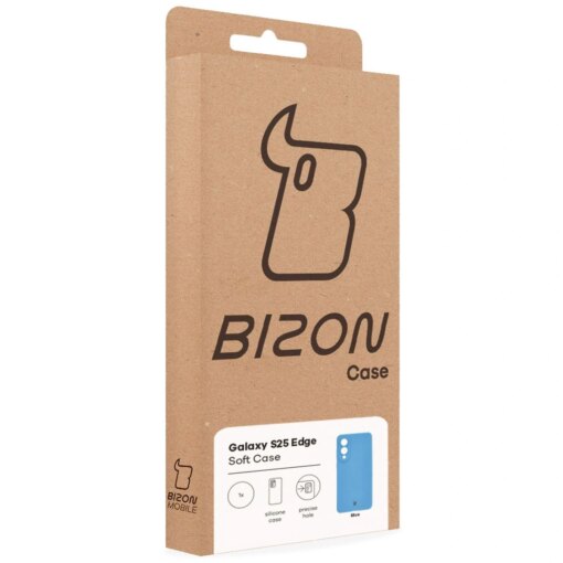 Samsung S25 EDGE umbris silikoonist Bizon Soft Case sinine 6