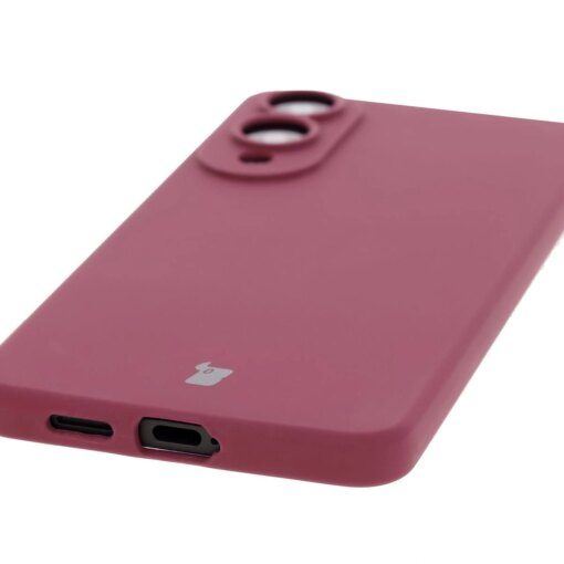 Samsung S25 EDGE umbris silikoonist Bizon Soft Case tumelilla 2