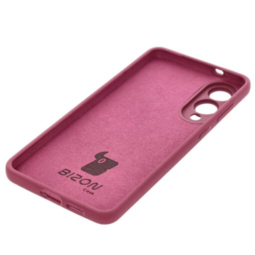 Samsung S25 EDGE umbris silikoonist Bizon Soft Case tumelilla 3