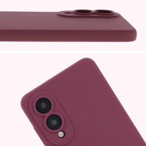 Samsung S25 EDGE umbris silikoonist Bizon Soft Case tumelilla 4