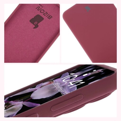 Samsung S25 EDGE umbris silikoonist Bizon Soft Case tumelilla 5