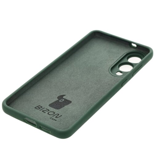 Samsung S25 EDGE umbris silikoonist Bizon Soft Case tumeroheline 3