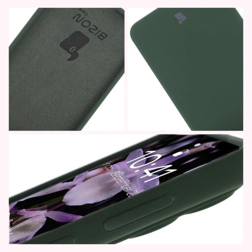Samsung S25 EDGE umbris silikoonist Bizon Soft Case tumeroheline 5