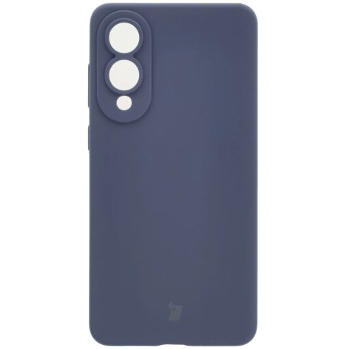 Samsung S25 EDGE umbris silikoonist Bizon Soft Case tumesinine 1
