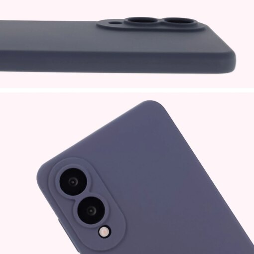 Samsung S25 EDGE umbris silikoonist Bizon Soft Case tumesinine 4